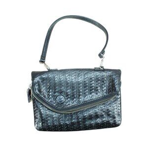 Hobo The Original Woven Purse Shoulder Handbag Black